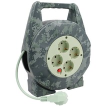 TGIC 전기릴선 카모 밀리터리 코드릴 캠핑연장선 (아이싱 젤/5핀충전기 제공) DJ-CR1007 1.0SQ 15M.