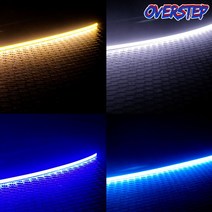 삼항 12V 다용도 면발광 COB DIY LED바 300mm X 6mm 차량, 화이트LED, 1개