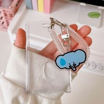 포카홀더 바인더 키링 아크릴 투명 3 인치 Photocard 사진 홀더 카드 문구 용품, elephant