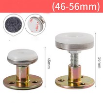 민물 낚시 받침틀 부속품 좌대 스탠드 발판 조정 가능한 스레드 침대 프레임 자체 접착 가구 흔들림 방지 텔레스코픽 지원 안정제 헤드 보드 스토퍼 다웰 도구, 46-56mm