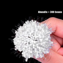낚시좌대 스마트 보관 거치대 선상 갯바위 서프스탠드 300 개/몫 낚시 Bobber 실리콘 공간 콩 플로트 타원, 14 Colorful spots M