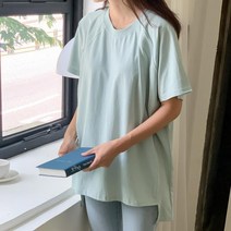셀러허브 패션 여자 SS 코디 큰사이즈 반팔티셔츠