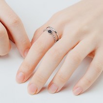 [수앤수][925실버] 2줄 엣지 오픈 반지 (21RS002)