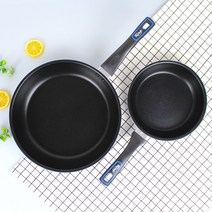 도루코 퓨어 라이트 애쉬블루 후라이팬 2종 20cm+28cm, 단품