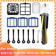 Hepa 필터 메인 사이드 브러시 부품 샤크 IQ AV911S RV1000 RV1000S RV912S RV913S RV1001AE RV1001 AV1002AE 진공 로봇 청소기, [03] Set C