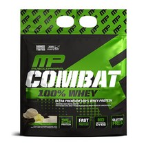 머슬팜 대용량 컴뱃 100% 웨이 프로틴 바닐라 4.54kg MP, 1팩