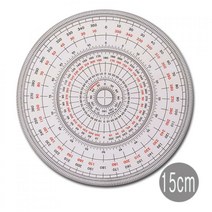 제이스토어 / 제도용품 제도형자 아톰 전원분도기 갑 15cm 20개입
