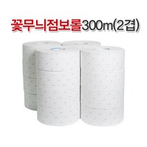 [당일발송] 꽃무늬 점보롤 2겹 16롤 300m
