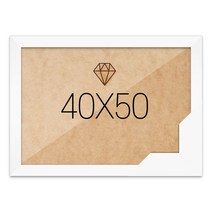 보석십자수액자 40x50 고급형 우드 화이트, 단품