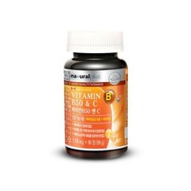 배송비무료 내츄럴플러스 비타민B50 앤 C 90정 3개월분 9중 복합기능성 수용성비타민B군 활력 [562334]