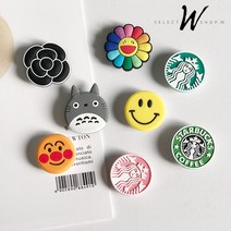 셀렉샵W 카이카이키키 외 스마트톡 핸드폰그립톡 8종, 1개, 무라카미꽃