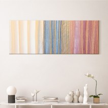 [인메이블] 대형 와이드 추상화 캔버스 그림 거실 인테리어 액자 회의실 호텔 인테리어 감성 소품 컬러풀드림, 01.컬러풀 드림, 중형(50 x 133cm)