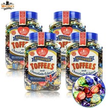 예이니식품 워커스 어쏘티드 토피스&초콜릿 에클레어 4통(450gx4통) 밀크화이트다크, 450g, 4통
