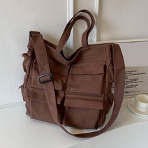 데일리 여성 가방 하라주쿠 캔버스 여행 토트백 대용량 패션 단색 간단한 휴대용 학교 학생 가방