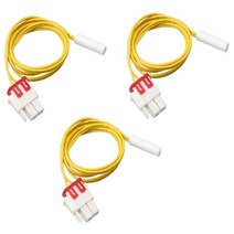 3 개 DA32-00006W 냉장고 제상 온도 센서 교체 삼성 AP41336842 DA32-10105R DA32-10105R, 노랑