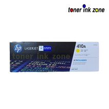 HP No.410A CF412A 노랑 정품토너 HP Color Laserjet Pro MFP M452dn/ M452dw / M477fdn / M477fdw / M477fnw, YELLOW, 1개