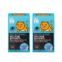 일동제약 마이니 트리플 알티지 오메가3 2박스60일분