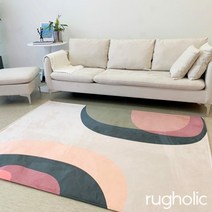 [러그홀릭] 레온 드로잉 디자인 단모러그