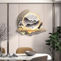 ENYU 패션 창의 벽시계 장식 거실 가정용 벽걸이 석영 시계 집들이선물, 10. 라지 사이즈 [62*55cm] 노르딕 라이트 럭