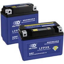 오토바이배터리 스쿠터 대용량 리튬 12V 6A 7A 8A, LFPX5L 대용량 리튬 배터리 7AH, 1개