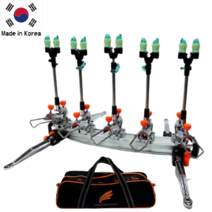 캠낚스 국산 민물 낚시 받침틀 가방 받침대 거치대 2단 3단 4단 5단, 실버