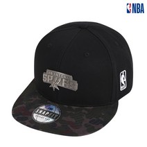 [NBA] 카모 배색 메탈 포인트 스냅백 (N215AP632P)