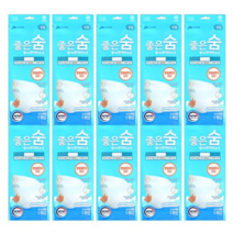 JW중외제약 좋은숨 KF94 마스크 10매 국내 제약회사 유통제품, 1매입, 260매, 화이트