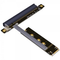 M.2 NVMe To PCIe 16x 라이저 X11050ti 1060ti 1080ti RX580 그래픽 카드 확장기 NVIDIA AMD A N Btc 광부용 M2x16 PCI-e, 04 60cm