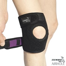 쎈버 에어홀 프리미엄 액티비티 무릎보호대 국산정품, 1개