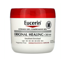 Eucerin 오리지널 힐링 크림 악건성 손상된 피부용 무향 454g(16oz), 1개