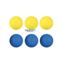 (HOL)스타이로폼공(컬러)/KSIC-10442, Ø50㎜, 노랑색 10개입