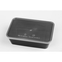 사각내열용기 T-750A(블랙), SK750 (T750A블랙)대체품