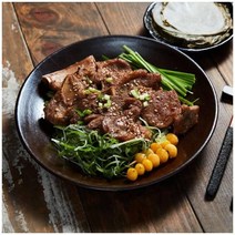 한우지애 별미 연잎 향 가득 연잎 왕갈비 2kg (돼지왕갈비 6대) 자취 혼밥 식사 간식 체중조절 도시락, 22개