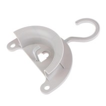건조 랙 튜브 청소 시스템 편안함을 위한 다기능 호스 홀더 클립, 하얀색, 18x15cm, 플라스틱, 1개