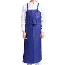 휴니패코 우레탄 방수 앞치마 고리형 H형 특대, 1개, 매트네이비(H형)