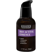 일본직발송 6. [BONAJOUR] BIO ACTIVE ESSENCE 부활초 수분 에센스 미용액 유기농 피부 거칠기 진정 보습, One Size, One Color