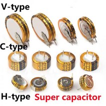 CAPACITOR 캐패시터 2 개/몫 5.5V 슈퍼 커패시터 0.022F 0.047F 0.1F 0.22F 0.33F 0.47F 1F 1.5F 4.0F 5.0F 버튼 유형 Farra, CHINA_V-Type 1.0F 5MM