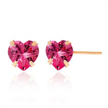 오노마 오노마 ONM 14K GOLD 체리러브 5mm 하트 큐빅 귀걸이 (9592393)