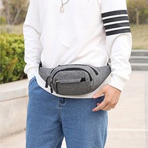 컴포터블 힙쌕 허리쌕 스포츠 허리가방 힙색 슬링백, 3. 네이비