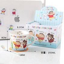 짱구 짱구는못말려 머그잔 물컵 머그컵 도자기 선물 굿즈 세트, A