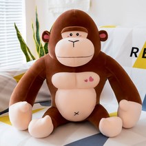 몽클 쿠션 털솜 금강오랑우탄 대전 고질라 난감 오랑우탄인형, C02-40cm, T05-대코 보수 킹콩