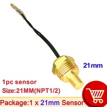 레이싱 카 미터 오일 온도 센서 수온 센서 스레드 헤드 플러그 12v24v 자동차 트럭 디지털 10mm 14mm 17mm 21mm