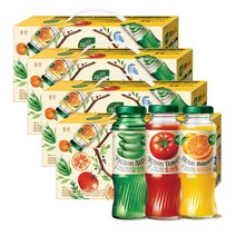 자연은 종합 180ml x 12병 4박스 알로에 토마토 감귤 과일야채 주서 추석 인사 선물세트