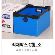 계절옷보관 다단적재 뚜껑 없는 적재형 플라스틱 박스 소 이삿짐박스 정리박스 창고, 1개, 적재박스 C형 소