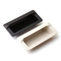 SB-4037_플라스틱 매립형 손잡이_도어그립_매립손잡이_문손잡이, SB-4037-1.0-BK(흑색), 1개