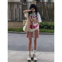 팬츠 숏팬츠 로즈레드 핫핑크바지 핑크 스키니 바지 딸기우유 하비 형광 벚꽃 분홍
