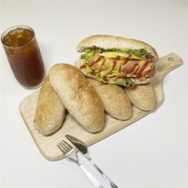 통밀세상 통밀세상 통밀빵 통곡물빵 핫도그빵 핫도그번 (7479067), 핫도그빵 (5개입)