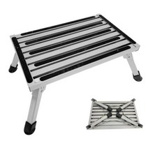 카라반 발판 스텝 계단 트레일러 접이식 알루미늄