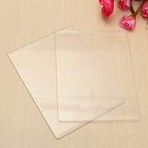 얇은 아크릴 재단 자르기 새로운 1pc 투명 아크릴 커팅 매트 플레이트 diy 엠보싱 커팅 다이 플랫폼 어댑터 투명 다이 커터 스페이서 3mm
