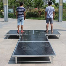 무대 단상 페스티벌 교회 행사용 콘서트 합창, 1.28x1.5m (고정 높이)